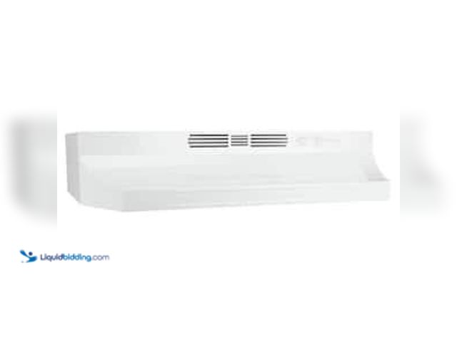 Lot 49-1629158 - Broan-NuTone RL6200 Series 30 in. Ductless Under Cabinet Range Hood with Light in White, Model # RL6...