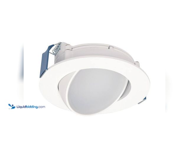 Lot 49-5406814 - Halo HLA Series 4 in. Adjustable CCT Canless IC Rated Dimmable Indoor, Outdoor Integrated LED Recess...