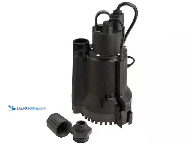 Lot 49-3614917 - Everbilt 1/3 HP Automatic Utility Pump - Unused; Scuffs/Scratches (Model # EBAU33)  Ref#BIN0730