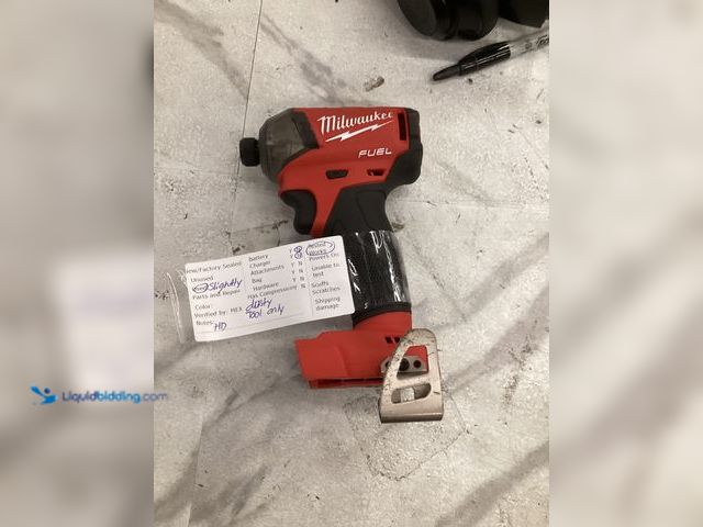 Lot 49-5551864 - Milwaukee Fuel Surge 1/4'' Hex Hydraulic Driver, Used, Tool only, Works
