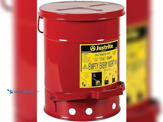 LiquidBidding - Lot 49-1520402 - Justrite 6 Gallon Galvanized Steel ...