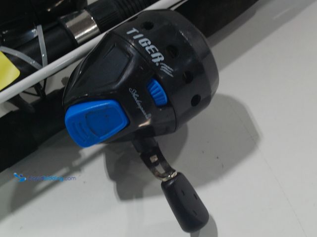 Lot 49-2024702 - Lot of (2)- Shakespeare Tiger Spincast Reel and Fishing Rod Combo. Model #B0D154GC8N. MSRP $80. Slig...