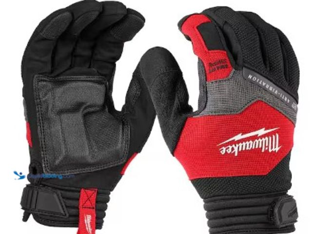 Lot 49-2025550 - Lot of (2) pairs of Milwaukee Large Anti-Vibration Work Glove, Model # 48-73-8772, MSRP $59.94, Unus...