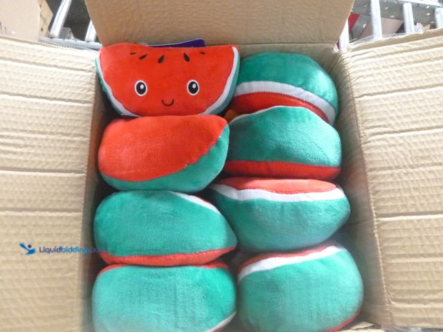 Lot 49-1518315 - Lot of 24 Joyhound Crazy Comfy Watermelon Dog Toy Model #B0D9L1CW69, Unused  Ref#MTMED0624