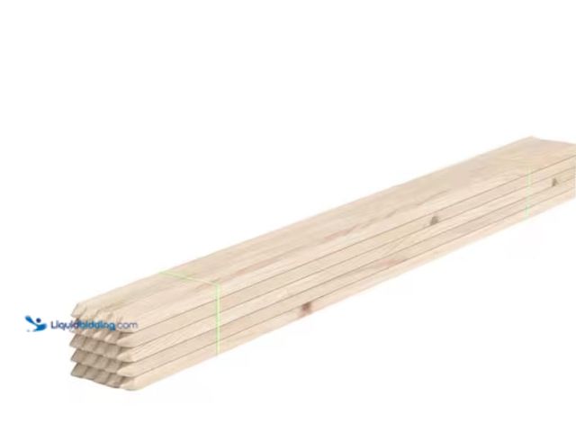 Lot 49-1623697 - Greenes Fence 4 ft. Wood Garden Stake (25-Pack), Model # RC84N25U, Unused, scuffs/Scratches, Shippin...