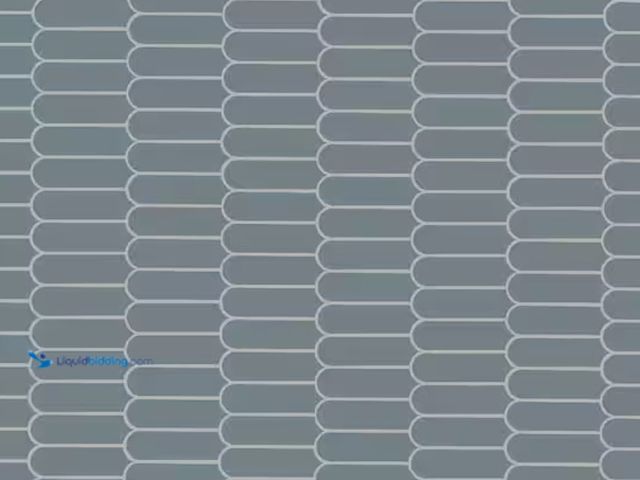 Lot 49-1631139 - APPROX. (15) SQ FT of MSI Cielo Azul Scallop 12 in. x 12 in. Glossy Porcelain Mesh-Mounted Mosaic Fl...