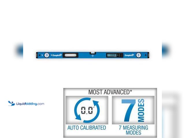 Lot 49-5546843 - Empire 48 in. True Blue Digital Box Level Model # e105.48H used slightly.