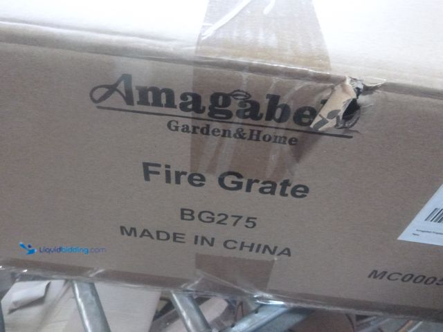 Lot 49-3462947 - Amagabeli Fireplace Log Grate Round 27 inch Heavy Duty Model #BG275, New  Ref#MTMED0624