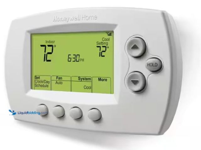 Lot 49-1573102 - Lot of (2) Honeywell Home Smart Wi-Fi 7-Day Programmable Thermostat with Digital Backlit Display, Co...