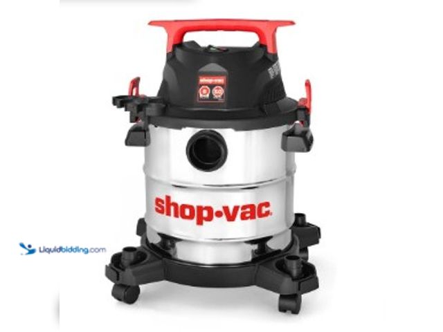Lot 49-2025450 - PARTS AND REPAIR LOT - Shop-Vac 6 Gallon Wet/Dry Vacuum, 5.0 Peak HP, Stainless Steel Tank, Model # ...