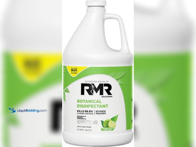 Lot 49-5409727 - RMR Brands Botanical Disinfectant and Cleaner, Kills 99% of Household Bacteria and Viruses, EPA Regi...