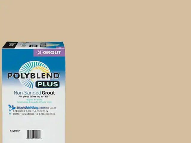 Lot 49-3528621 - Custom Building Products
Polyblend Plus #122 Linen 10 lb. Unsanded Grout
Q (2 pk) item is unused.