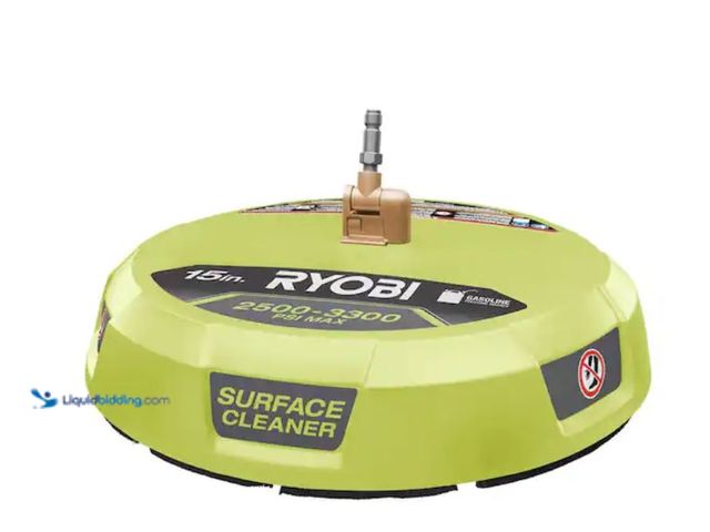Lot 49-2026095 - RYOBI 15 in. 3300 PSI Surface Cleaner for Gas Pressure Washer, Model # RY31SC01. MSRP: $69.97.  Slig...
