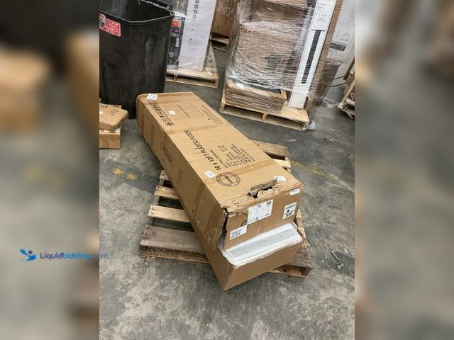 Lot 49-5453309 - Gray Plastic Flooring Panels. Approx 10ft x 12ft. [Model: PHO_336SQQGJ] Unused