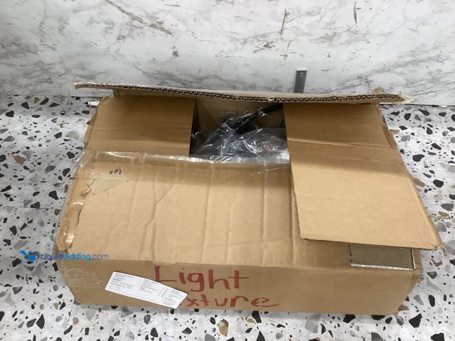 Lot 49-3528141 - Black Chandeliers RC Ceiling Living Room Item is used.