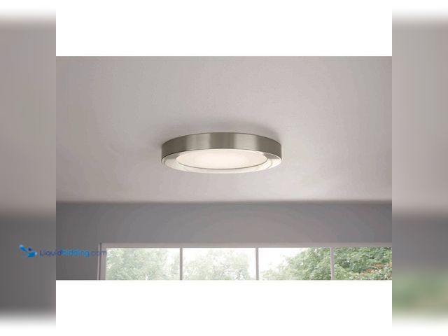 Lot 49-5552721 - Home Decorators Collection
Calloway 15 in. Brushed Nickel Selectable LED Flush Mount. Model # JXM30...