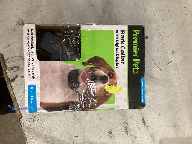 Lot 49-5542744 - Premier Pet Bark Collar with Digital Display, Multiple corrections, including tone, vibration and st...