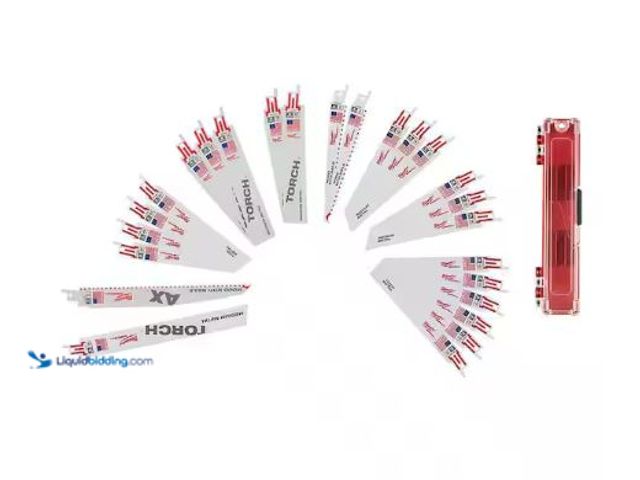 Lot 49-1569118 - Milwaukee SAWZALL Demolition Nail-Embedded Wood and Metal Cutting Bi-Metal Reciprocating Saw Blade S...