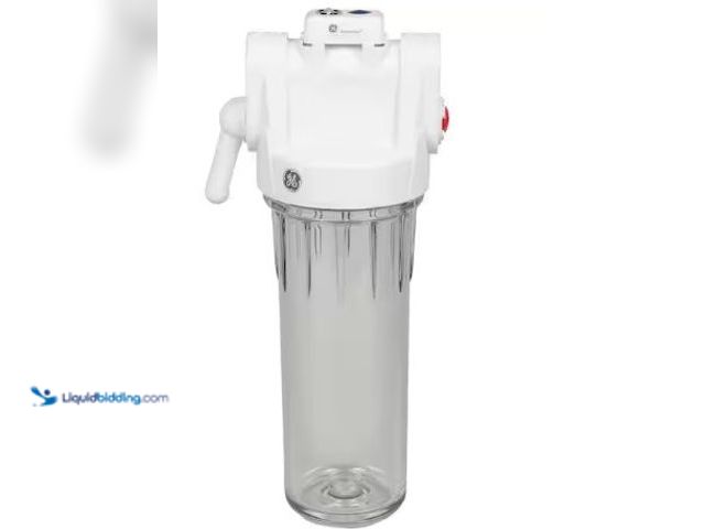 Lot 49-3615852 - GE Whole House Water Filtration System, Model # GXWH20T, Used, Has attachments. (NOTE: Pump discolor...