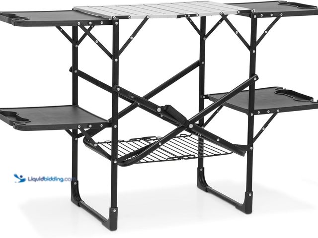 Lot 49-5408090 - MADOG Portable Folding Camping Table for Camp Picnic Travel Hiking Patio Garden Backyard BBQ Party A...