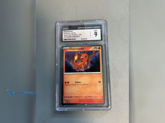 Lot 49-1505359 - COLLECTIBLE WOW GRADED CARD! CGC 9 MINT CHARMANDER HOLO #047 BLACK STAR PROMO. AMAZING CARD FOR ANY ...