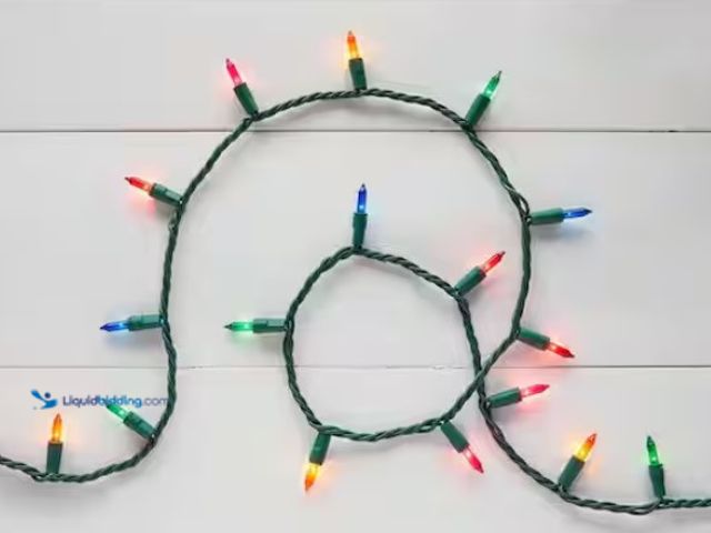 Lot 49-1542417 - (10) Home Accents Holiday 300 Multi-Colored Incandescent Mini String Lights, Model # TOL-300L-M, Unu...