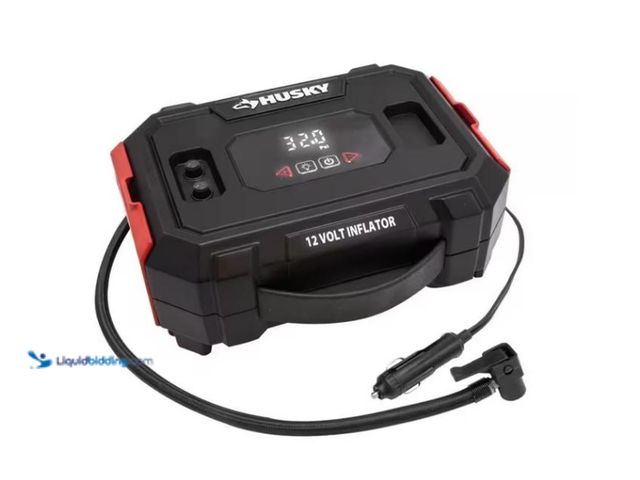 LiquidBidding - Lot 49-1557470 - Husky 12-Volt Inflator with 28 in. air ...