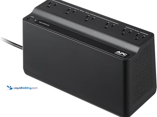 Lot 49-2000461 - APC Back-UPS 425VA / 255W UPS Battery Backup Surge Protector, 6 Outlets, Small UPS for Router, Modem...
