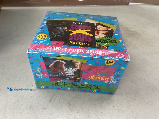 Lot 49-5467348 - Other FACTORY SEALED 1991 PRO SET SUPER STARS MUSICARDS WAX PACK BOX OF 36 PACKS