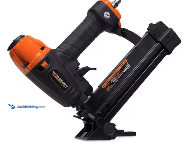 Lot 49-2001289 - WEN 4-In-1 18-Gauge Pneumatic Flooring Nailer and Stapler, Model # 61741K, Unused, Has attachments. ...