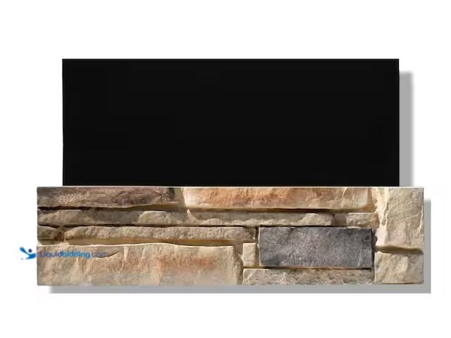 Lot 49-3637877 - Silvermine Stone 6 in. x 24 in. Stone Veneer Ledgestone Flat Panel Dakota Sunset (Box of 8), Model #...