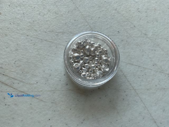 Lot 49-1804338 - 15.5 GRAMS OF PURE SILVER BEADS.