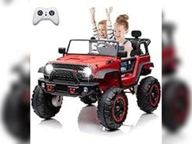 Lot 49-5453825 - hipicute 24v 2 seater kids ride on car 4 wheeler red. Unused