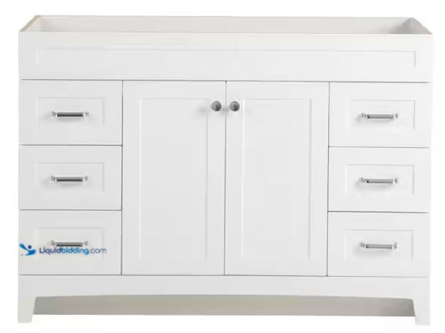 Lot 49-5486216 - Home Decorators Collection
Thornbriar 48 in. W x 22 in. D x 34 in. H Bath Vanity Cabinet without To...