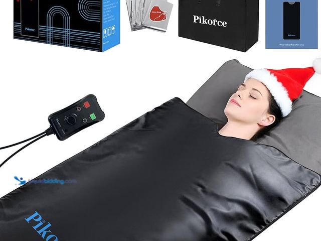 Lot 49-3600174 - Infrared Sauna Blanket for Home Use – Full Body Detox & Relaxation | 113-176℉ Adjustable | 6 ft x 2....