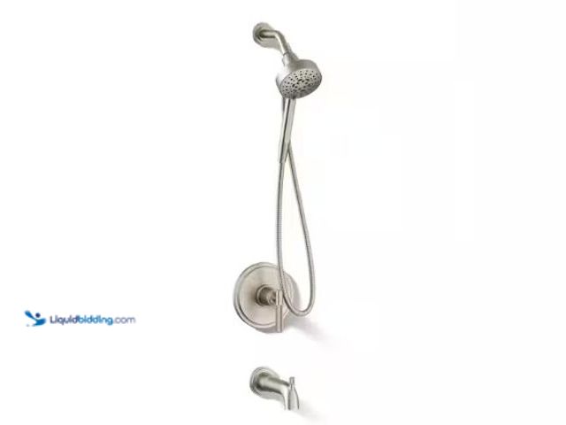 Lot 49-2025220 - KOHLER Torrington Single Handle 3-Spray Tub and Shower Faucet 1.75 GPM in. Vibrant Brushed Nickel (V...
