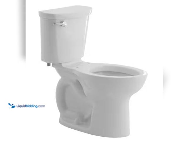 Lot 49-1569086 - American Standard Cadet PRO 2-Piece 1.28 GPF Single Flush Chair Height Elongated Toilet with 10 in. ...