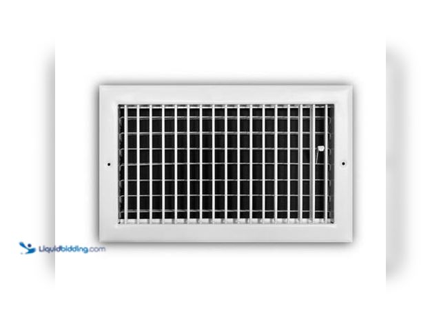 Lot 49-5553459 - QTY 10 - Everbilt 14 in. x 8 in. Adjustable 1-Way Wall/Ceiling Register Model # E210VM14X08 NEW