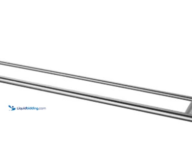 Lot 49-1516684 - WOWOW 32 in. Stainless Steel Double Towel Bars for Bathroom, Wall Mount Towel Holder in Brushed Nick...