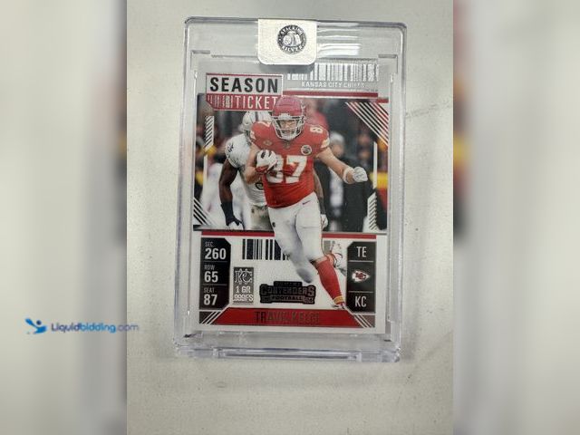 Lot 49-910425 - NFL Silver Bar Card Travis Kelce - .999 Fine Silver