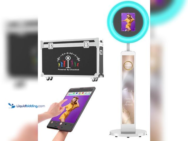 Lot 49-3531834 - HARZHI Portable Photo Booth Compatible with Ipad 12.9in 10.9in 10.2in, for Ipad Photo Booth Shell St...