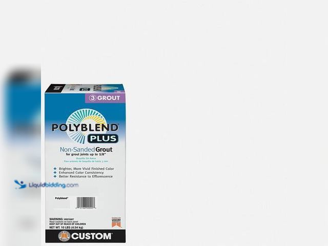 Lot 49-3617107 - Set of (2) Polyblend Plus #640 Arctic White 10 lb. Unsanded Grout model # 1005417433 - Unused   Ref#...