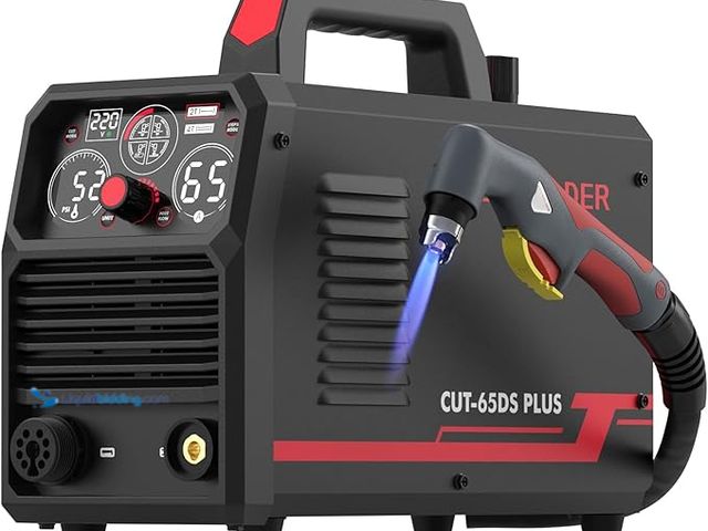 Lot 49-3600283 - YESWELDER Plasma Cutter, 65Amp 110V/220V Non-High Frequency Non-Touch Pilot Arc 4-In-1 Plate Cutting...