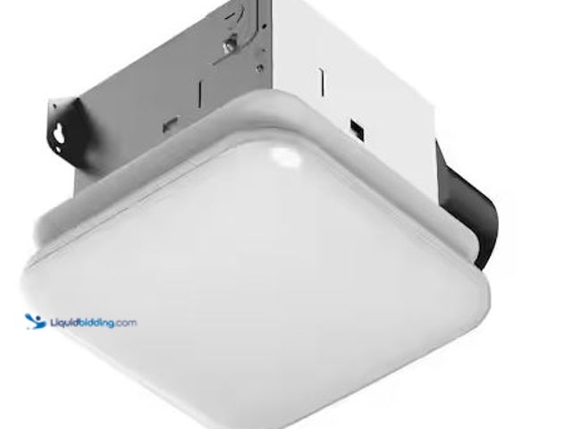 Lot 49-5478404 - Commercial Electric
50 CFM Ceiling/Wall Mount Roomside Installation Bathroom Exhaust Fan with Adjus...