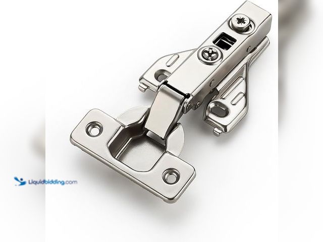 Lot 49-5453024 - Full Overlay 2 Pair 4 Pack Concealed Kitchen Cabinet Hinges 105 Degree Soft Close Adjustable Cabinet...