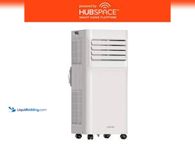 Lot 49-5411561 - Vissani 6,000 (DOE) BTU 115-Volt Portable Air Conditioner for 250 sq. ft Rooms in White, Powered by ...
