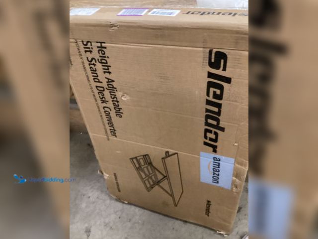 Lot 49-3531729 - slendor height adjustable sit stand desk converter. Unused