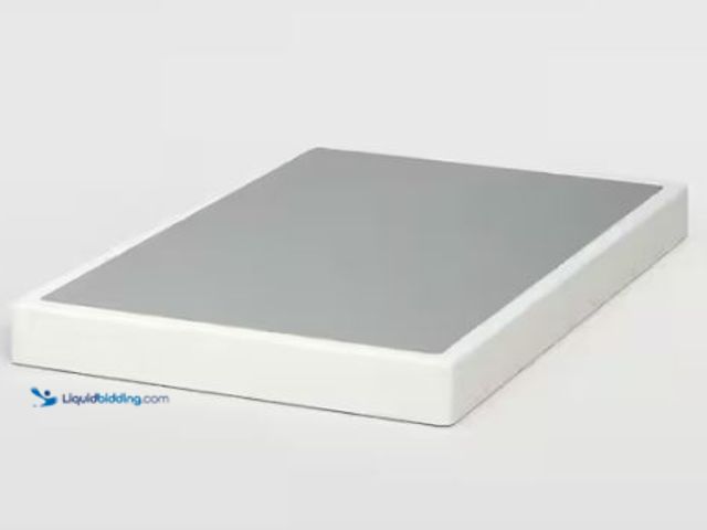 Lot 49-1569290 - Comasach 5 in. High King Size Box Spring with Easy Clean Fabric Cover, Heavy Duty Metal Mattress Fou...