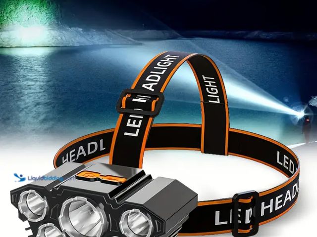 Lot 49-1816670 - New (2 PCS) Rechargeable LED Headlamp