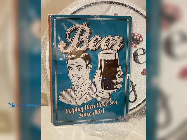 Lot 49-5467747 - Other NEW COLLECTIBLE METAL SIGN “BEER” MEASURES APPROXIMATELY 12 INCH 16 INCH